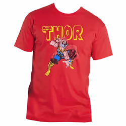 Thor T Shirt Hammer Distressed new Official Mens Red - XXL, Red