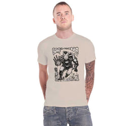 Marvel T Shirt Iron Man Sketch new Official Mens Natural - M, Natural