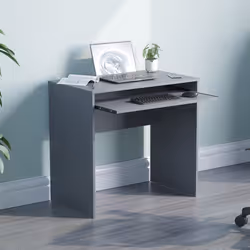 Huby Computer Desk Keyboard Shelf Simple Minimal - Grey