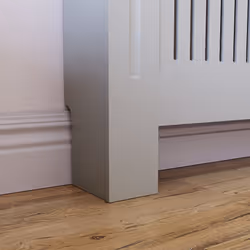Arlington Radiator Cover Heating Cabinet Grey Oak - Adjustable