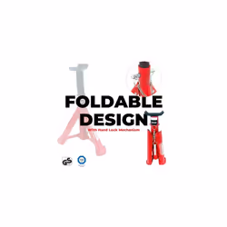 Auto 2T Foldable Jack Stand Pair CFJS2T (2 Tonne, 2000kg)