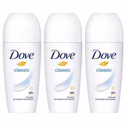 Roll On Classic Antiperspirant up to 48H of Sweat and Odour Protection with Long Lasting Fresh and Clean Fragrance Travel Siz ...