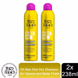Bed Head by TIGI Oh Bee Hive Dry Shampoo for Volume and Matte Finish 238ml, 2 pk