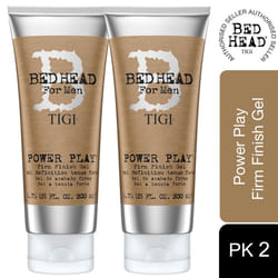 Bed Head for Men by TIGI Power Play Mens Hair Gel for Strong Hold 200ml, 2pk