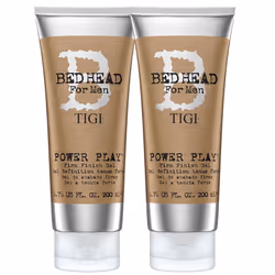 Bed Head for Men by TIGI Power Play Mens Hair Gel for Strong Hold 200ml, 2pk