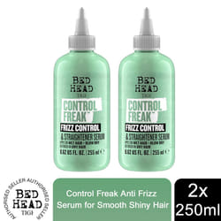 Bed Head by TIGI Control Freak Anti Frizz Serum for Smooth Shiny Hair 250ml, 2pk