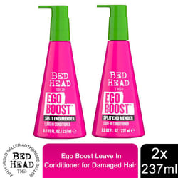 Bed Head by TIGI Ego Boost Leave In Hair Conditioner for Damaged Hair 237ml, 2pk