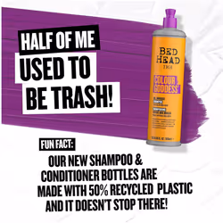 Bed Head by TIGI Colour Goddess Shampoo For Coloured Hair, 600ml, 2pk