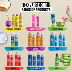 BedHead by TIGI Small Talk Thickifier Energizer Stylizer Hair Volume Cream,240ml, 2pk