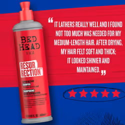 Bed Head By TIGI Resurrection Shampoo For Damaged Hair 600ml, 2pk