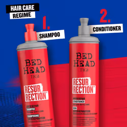 Bed Head By TIGI Resurrection Shampoo For Damaged Hair 600ml, 2pk