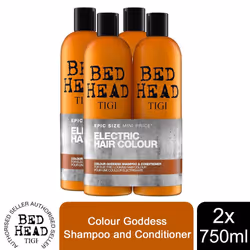 Bed Head by TIGI Shampoo & Conditioner Colour Goddess 750ml [BUY 2 -DUO PACK]