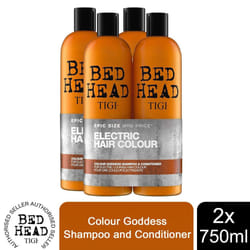 Bed Head by TIGI Shampoo & Conditioner Colour Goddess 750ml [BUY 2 -DUO PACK]