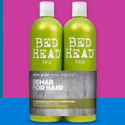 Bed Head TIGI Urban Antidotes Re-Energise Shampoo &  Conditioner, 750ml Duo