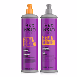 Bed Head TIGI Serial Blonde Shampoo & Conditioner Set for Blonde Hair, 600ml Duo