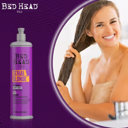 Bed Head TIGI Serial Blonde Shampoo & Conditioner Set for Blonde Hair, 600ml Duo