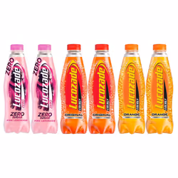 Lucozade Orange,Pink & Original Sparkling Energy Drink Powered By Glucose2x900ml