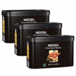 NESCAFE Partners' Blend Instant Coffee 500g Tin, 3 Pack