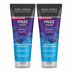 John Frieda Frizz Ease Dream Curls Bundle Shampoo and Conditioner, 250ml