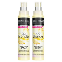 John Frieda Go Blonder Lightening Spray for Healthier-Looking Hair 100ml, 2 Pack