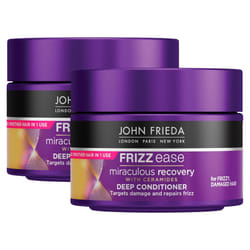John Frieda Frizz Ease Miraculous Recovery Deep Conditioner Hair Mask 250ml, 2pk