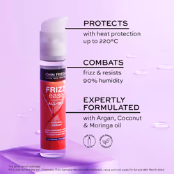 John Frieda Frizz Ease Haircare Bundle of Hairspray, Creme, Serum & Mask