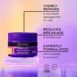 John Frieda Frizz Ease Haircare Bundle of Hairspray, Creme, Serum & Mask