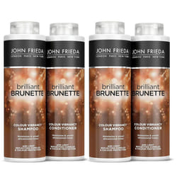 2x John Frieda Brilliant Brunette Colour Protecting Shampoo & Conditioner Duo Pk