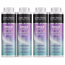 2x John Frieda Frizz Ease Weightless Wonder Hair Shampoo & Conditioner Duo,500ml