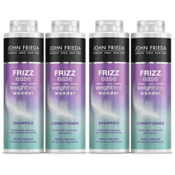 2x John Frieda Frizz Ease Weightless Wonder Hair Shampoo & Conditioner Duo,500ml