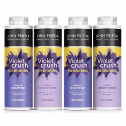 2x John Frieda Shampoo & Conditioner Duo Pack Violet Crush for Blondes, 500ml