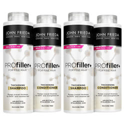 2x John Frieda Shampoo & Conditioner Duo Pack Pro Filler+ For Fine Hair, 500ml