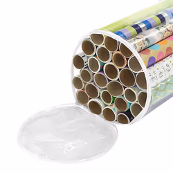 Clear Gift Wrap Storage Bag Organiser Roll Christmas Birthday Wrapping Paper