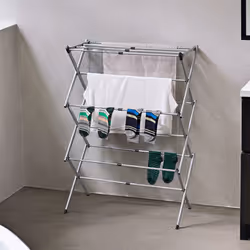 Folding Clothes Airer Dryer 3 Tier Towel Rail Laundry Washing Maiden Horse Rack