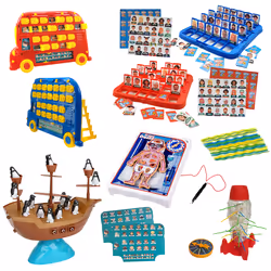 ) Kids 5 Piece Game Bundle Classic Family Educational Fun Traditional Board Games - One Of Each Bundle (5 Games