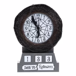 Paladone PP11190NBC, Mechanical alarm clock, Round, Black, White, 12h, Analog, Battery