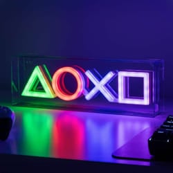 Paladone Playstation LED Neon Light LED shelf