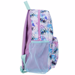 Disney Lilo and Stitch Backpack 3 Piece | Backpack  Pencil Case and Water Bottle | Lilo and Sttich Schoolbag | Multicolour