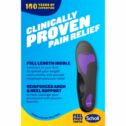 In-Balance Orthotics Plantar Fasciitis Pain Relief Insoles - 3-in-1 Insoles for Plantar Fasciitis Support and Pain Relief - Size Large, UK 9-11, 1