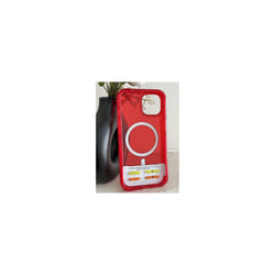 Tech21 Evo Check Flex Case Cover for iPhone 15 Shock Resistant + Glass - Red