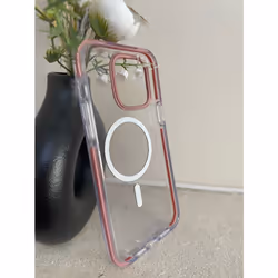Tech21 Evo Crystal Rose Gold Case Apple iPhone 14 Pro MAX MagSafe Compatible