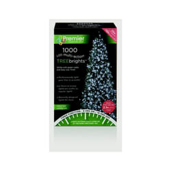 Premier - 1000 LED Multi Action Treebrights With Timer - White/Green