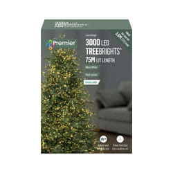 Premier - 3000 LED Multi Action Treebrights With Timer - White/Green