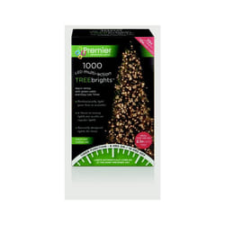 Premier - 1000 LED Multi Action Treebrights With Timer - Warm White/Green