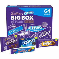 Cadbury & Oreo Big Box of Treats: 64 Snacks Bundle