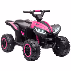 HOMCOM 12V Electric Quad Bikes for Kids Ride On Car ATV Toy for 3-5 Years Pink - Additional view 7