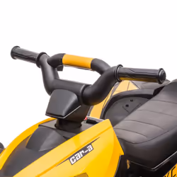HOMCOM 12V Electric Quad Bikes for Kids Ride On Car ATV Toy for 3-5 Years Yellow - Additional view 6