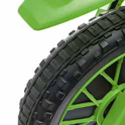 HOMCOM 12V Kids Electric Motorbike Ride-On Motorcycle w/ Training Wheels - Green - Additional view 7