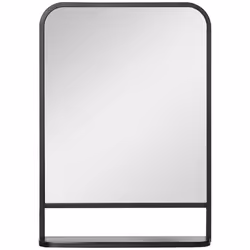 HOMCOM Rectangle Wall Mirror with Shelf 70 x 50 cm, for Living Room, Bedroom - Additional view 8