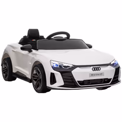 HOMCOM Audi RS e-tron GT Licensed 12V Kids Electric Ride on W/ Remote, White - Additional view 8